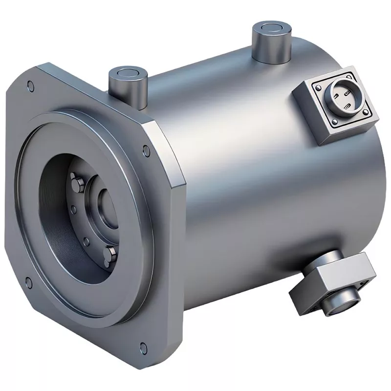 Vodou chladený motor s permanentným magnetom z nehrdzavejúcej ocele